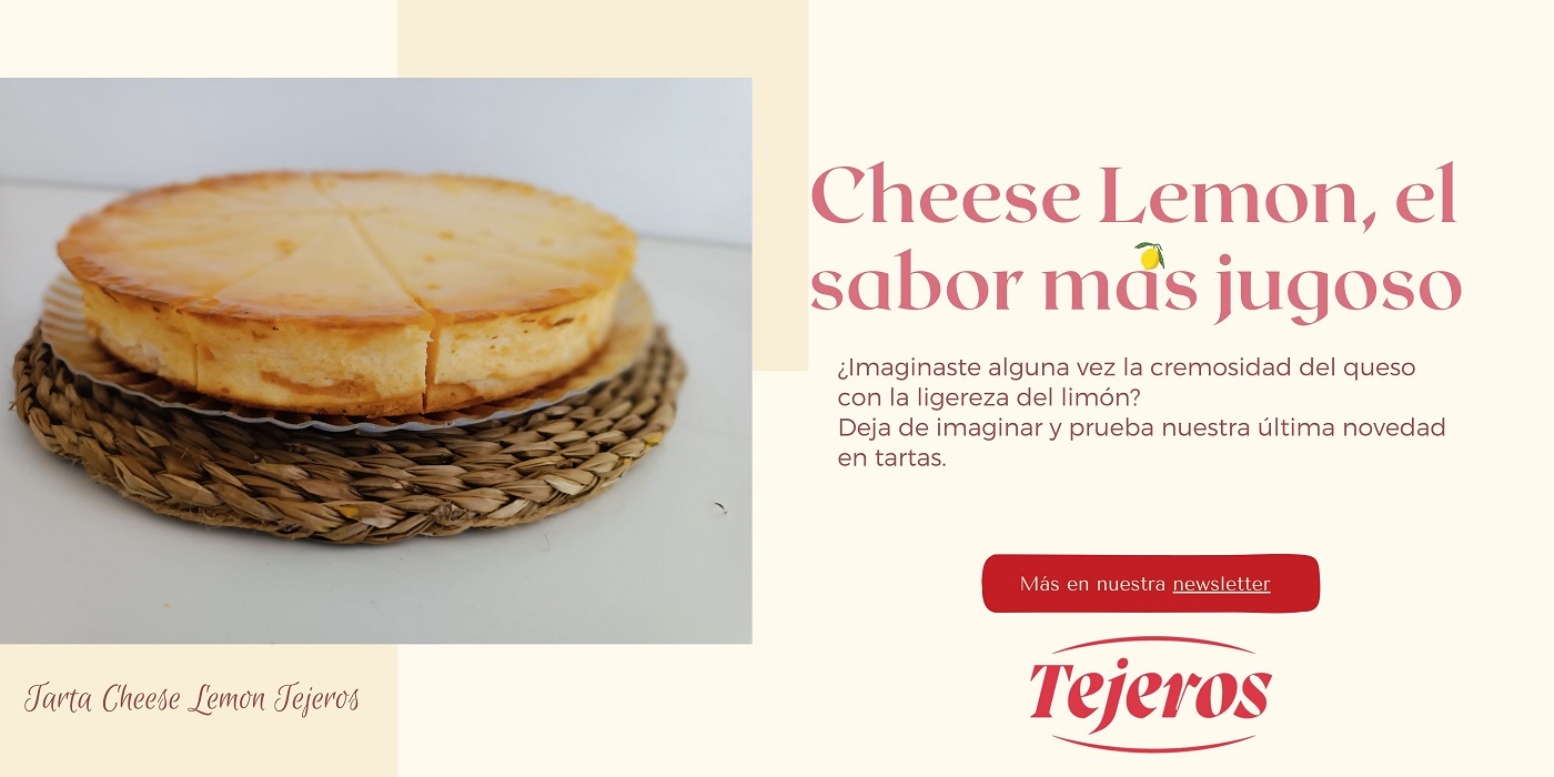 Tarta Cheese Lemon del obrador Tejeros