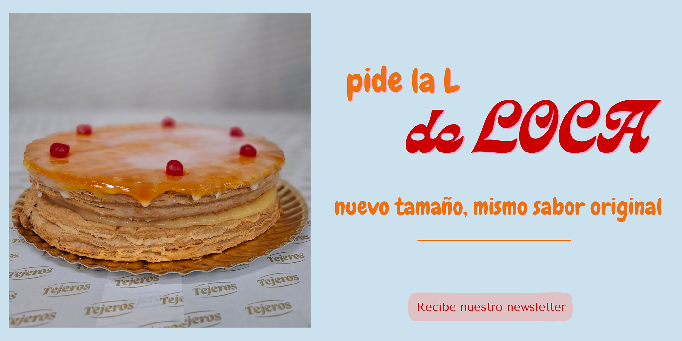 Torta Loca tamaño especial del obrador Tejeros de Málaga
