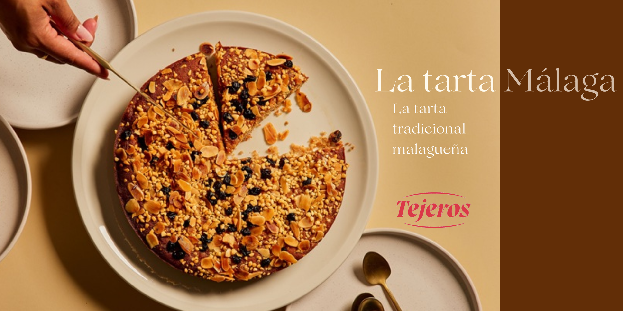 La tarta malagueña del obrador Tejeros Málaga